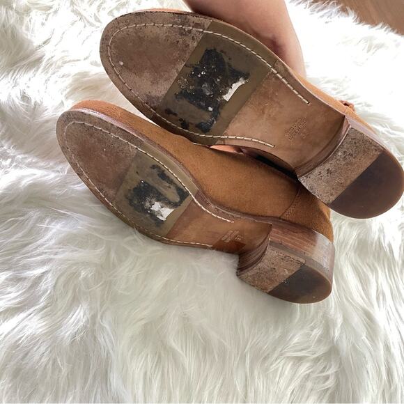 Sundance | Womens Magnolia Boots Sa-Ni Insoles Suede Laser-Cut Perforated Slouch - Picture 10 of 11